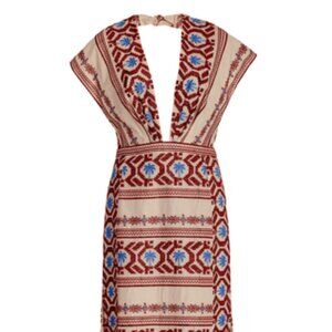 Johanna Ortiz Abasca Midi Dress - Size 2